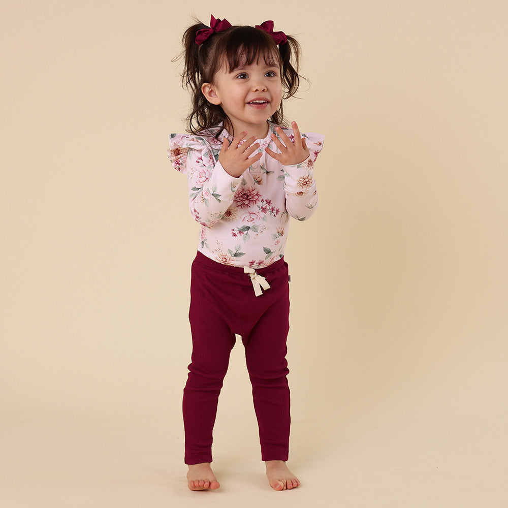 Raspberry Organic Pants - View 1