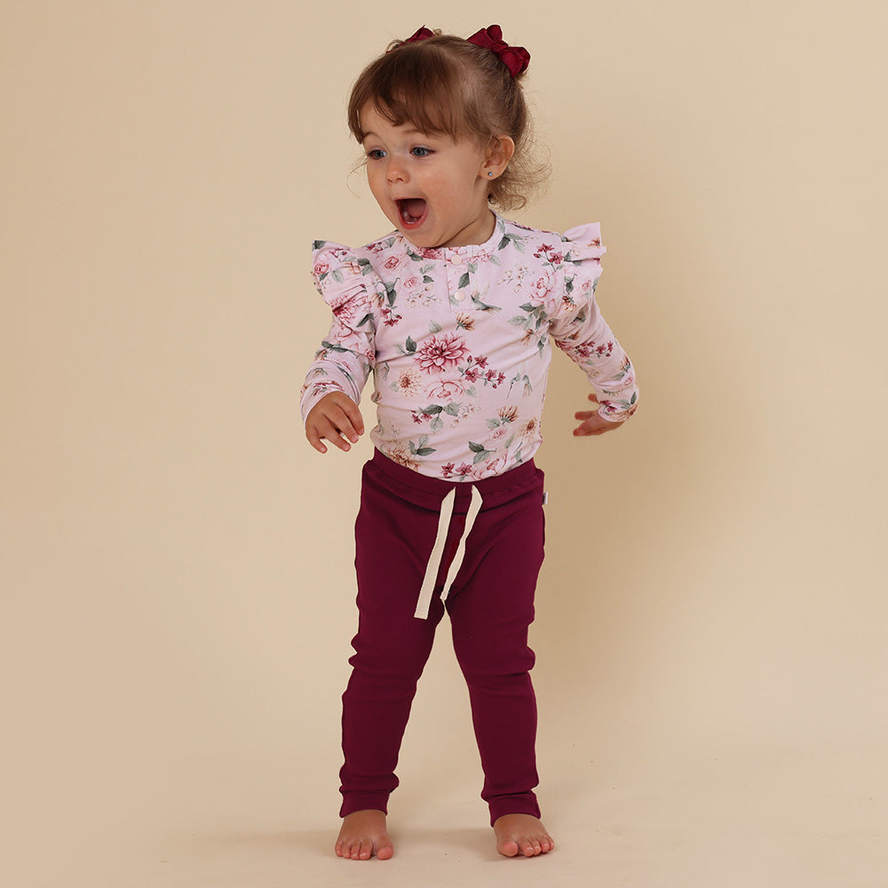 Raspberry Organic Pants - View 4