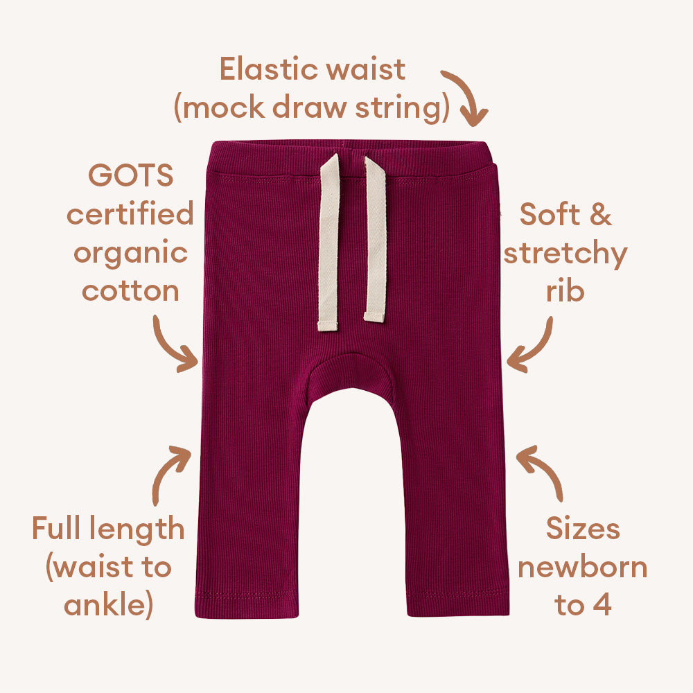 Raspberry Organic Pants - View 7