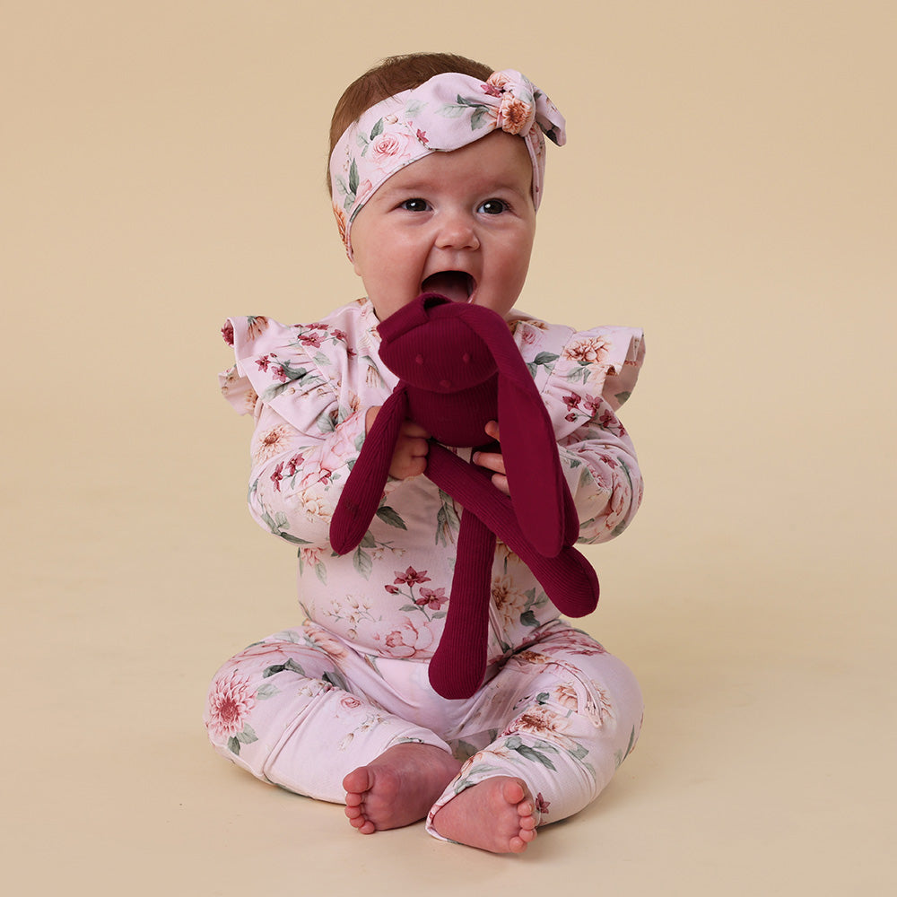 Organic Snuggle Bunny - Raspberry - View 4
