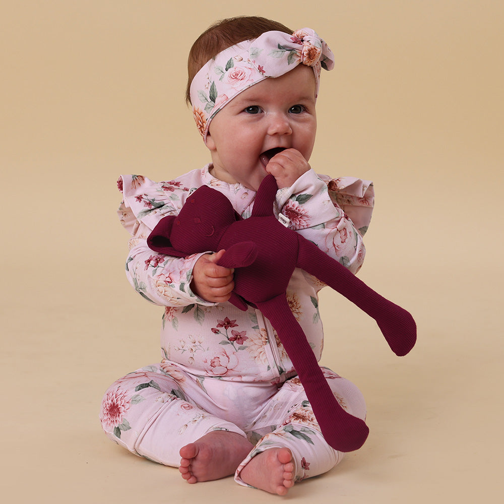 Organic Snuggle Bunny - Raspberry - View 5