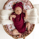 Raspberry Short Sleeve Organic Bodysuit - Thumbnail 9