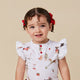 Red Piggy Tail Hair Clips - Pair - Thumbnail 1