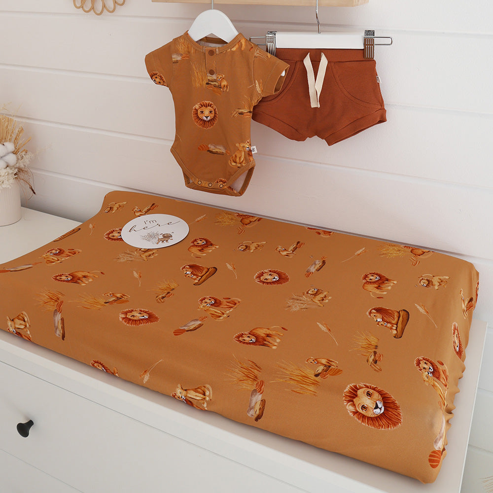 Roar Organic Bassinet Sheet / Change Pad Cover - View 2