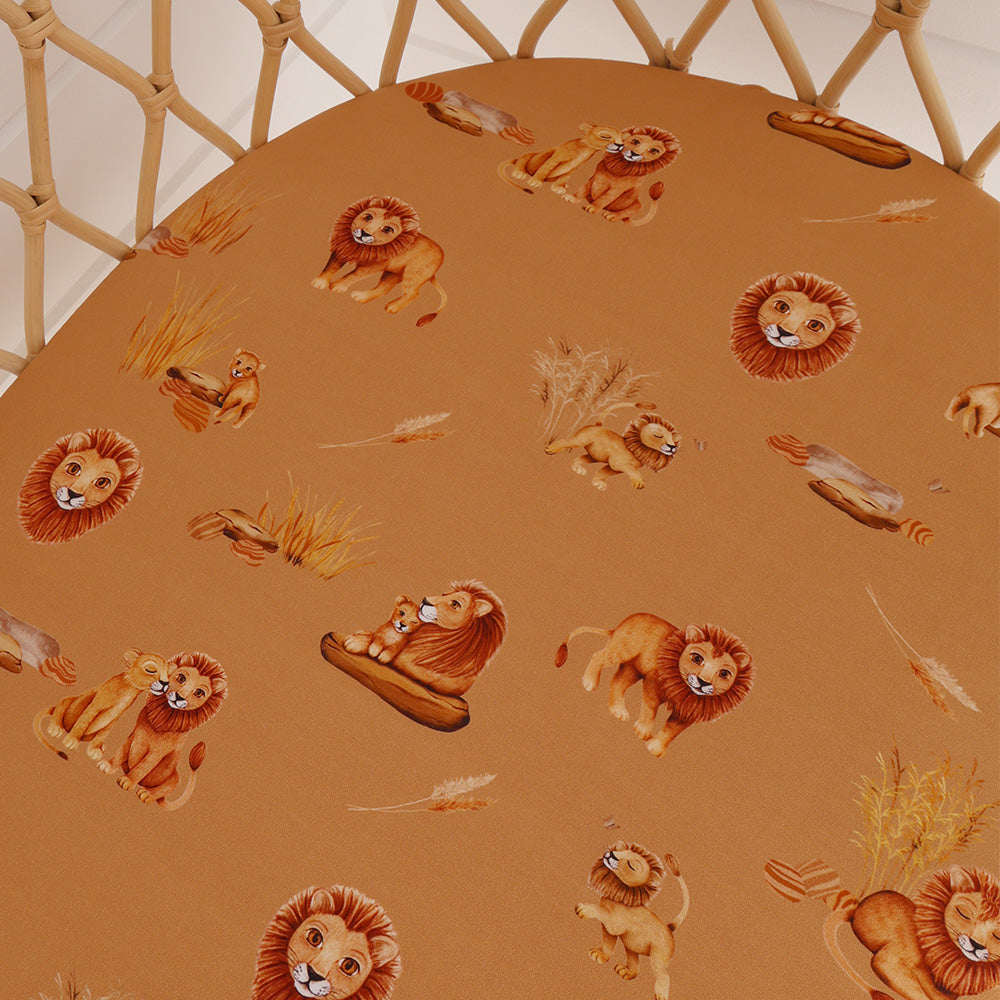 Roar Organic Bassinet Sheet / Change Pad Cover - View 4