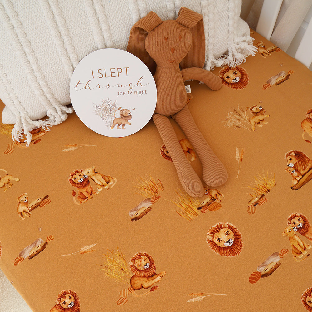 Roar Organic Fitted Cot Sheet - View 2