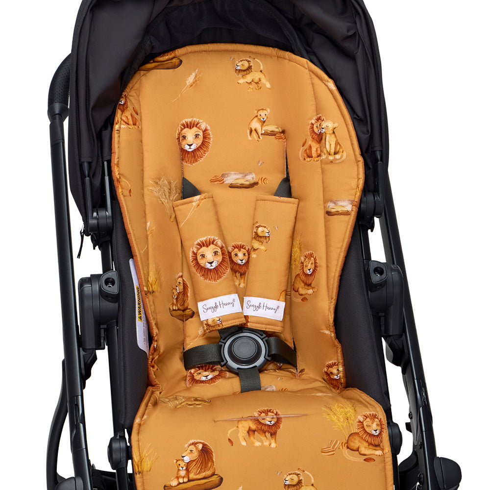 Bundle - Roar Reversible Pram Liner & Strap Cover Set - View 5