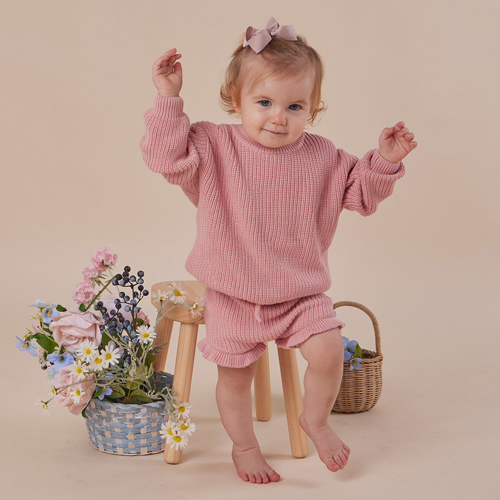 Rosa Oversized Cotton Knit Jumper - View 13