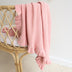 Rosa Ruffle Knit Organic Baby Blanket | Snuggle Hunny