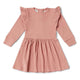 Rose Long Sleeve Organic Dress - Thumbnail 3