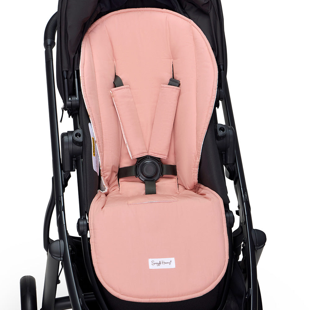 Bundle - Butterfly Pram Liner & Strap Cover Set - View 7