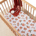 Rosebud Fitted Cot Sheet-Snuggle Hunny