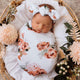 Rosebud Organic Snuggle Swaddle & Topknot Set - Thumbnail 1