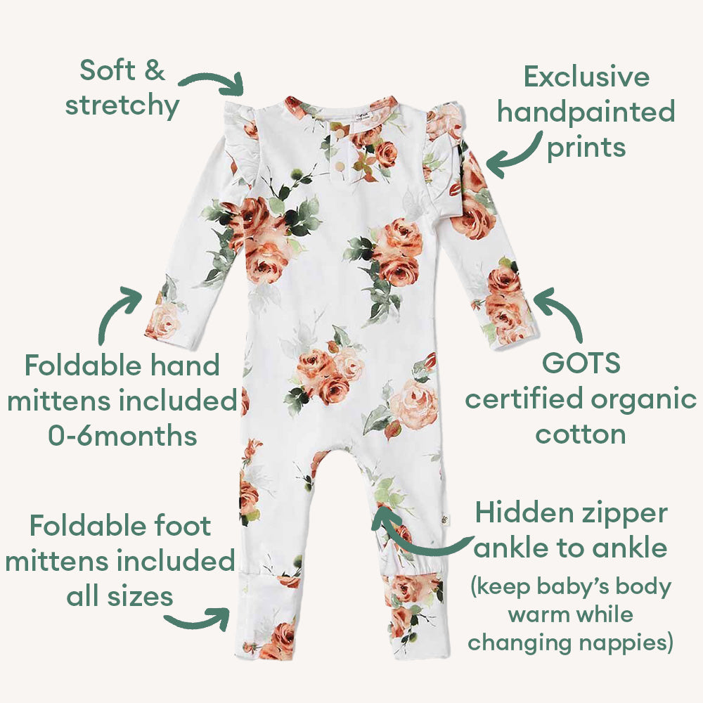 Rosebud Organic Growsuit - View 4