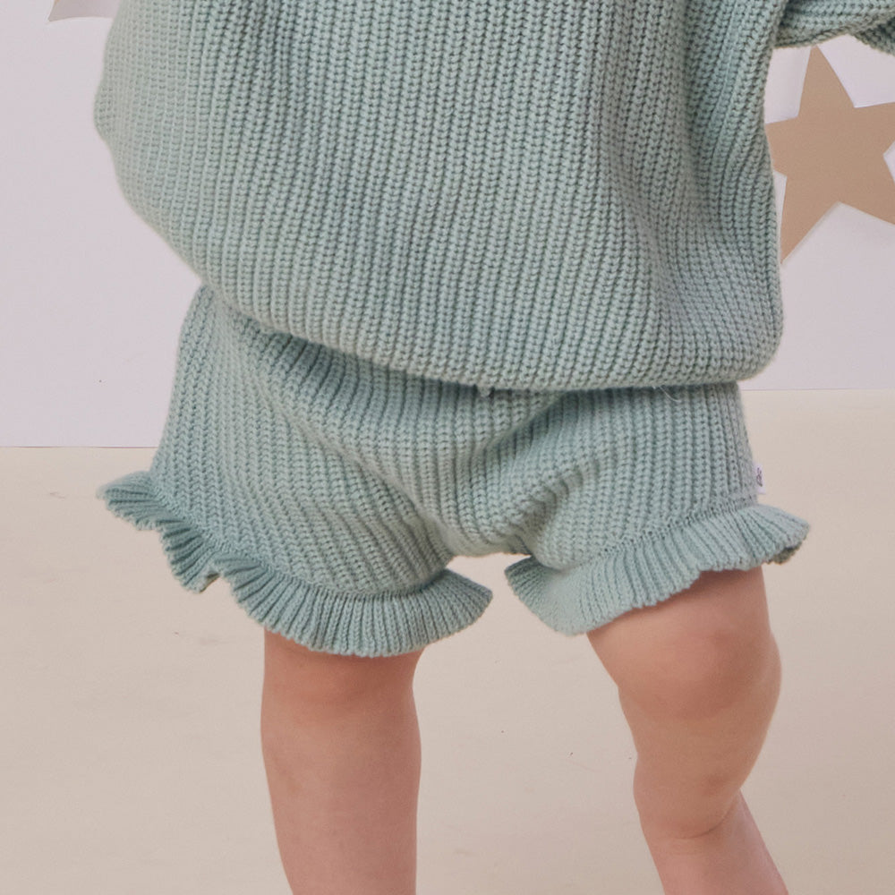 Sage Organic Cotton Knit Bloomers - View 4