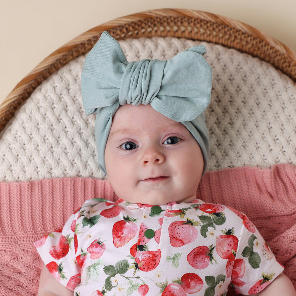 Sage Organic Oversized Bow - View 3