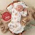 Santa's Toy Shop Organic Snugglesuit Convertible Romper | Snuggle Hunny