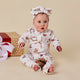 Santa's Toy Shop Organic Snugglesuit Convertible Romper - Thumbnail 6