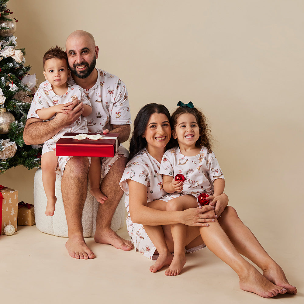Santa's Toy Shop Organic Mens PJ Set - View 11