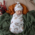 Santa's Toy Shop Organic Jersey Wrap & Beanie Set | Snuggle Hunny