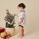 Santa's Toy Shop Organic Oversized Romper - Thumbnail 4