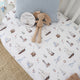 Set Sail Organic Fitted Cot Sheet - Thumbnail 4