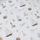 Set Sail Organic Fitted Cot Sheet - Thumbnail 2