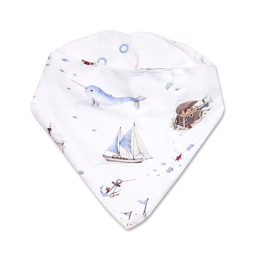 Set Sail Organic Dribble Bib - View 2