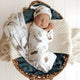 Set Sail Organic Jersey Wrap & Beanie Set - Thumbnail 1