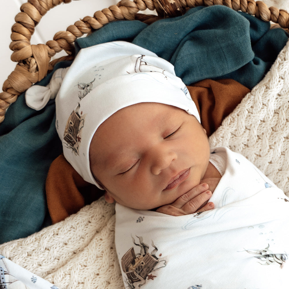 Set Sail Organic Knotted Beanie - View 3