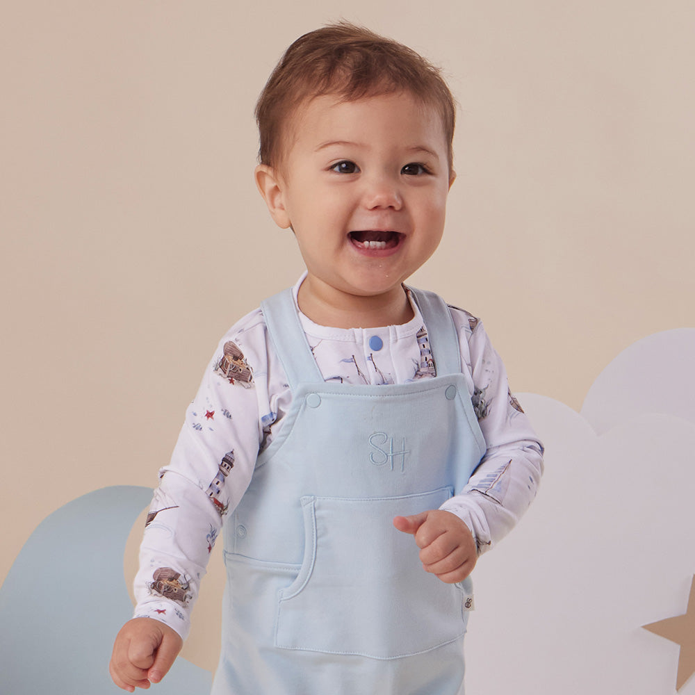 Set Sail Long Sleeve Organic Bodysuit - View 8