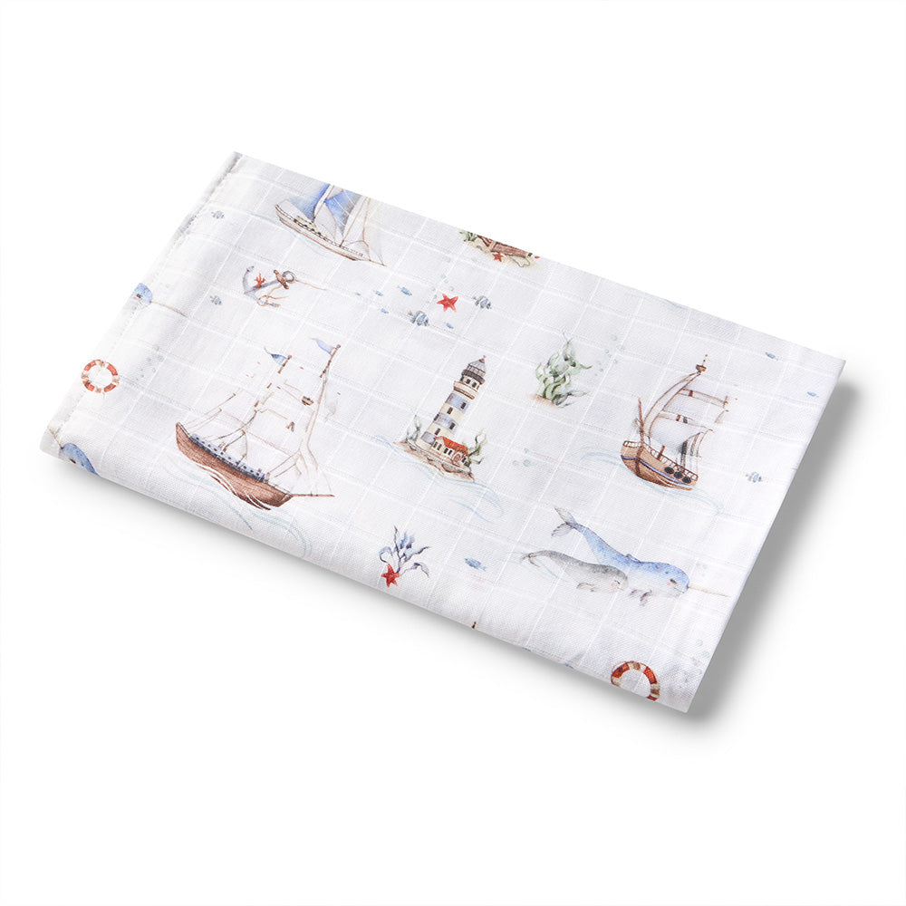 Set Sail Organic Muslin Wrap - View 2