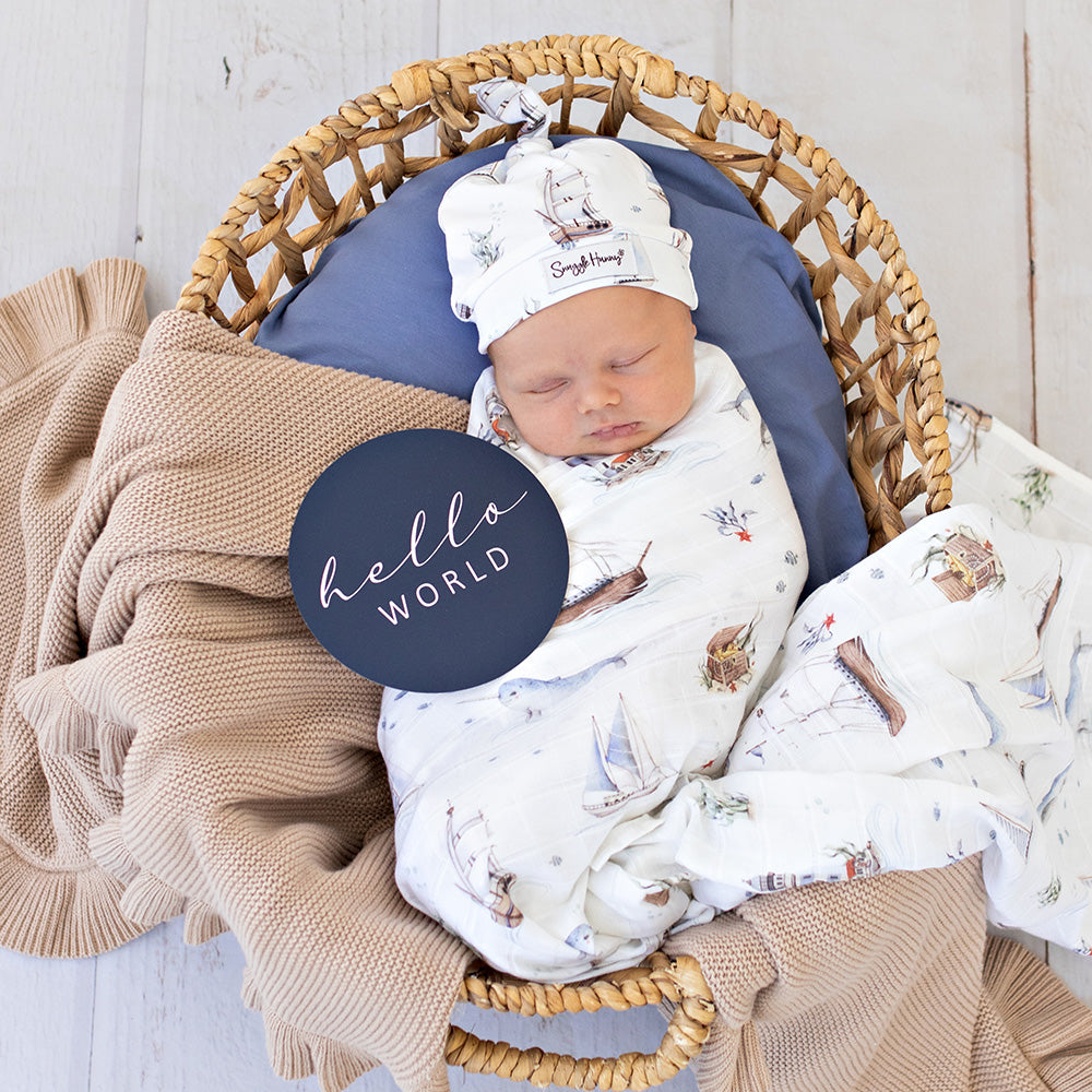 Set Sail Organic Muslin Wrap - View 9