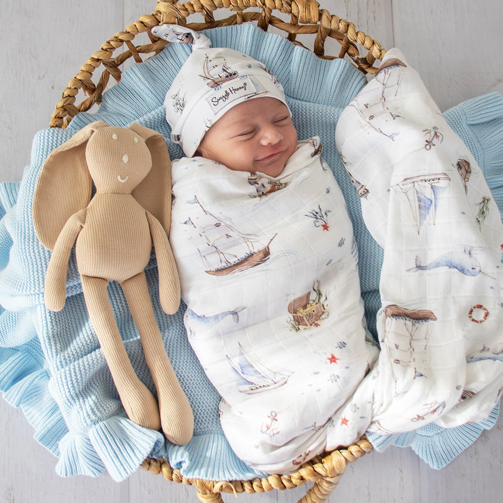 Set Sail Organic Muslin Wrap - View 1