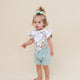 Easter Bilby Short Sleeve Organic Bodysuit with Frill - Thumbnail 5