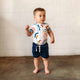 Short Sleeve Bodysuit - Rainbow Baby Short Sleeve Organic Bodysuit