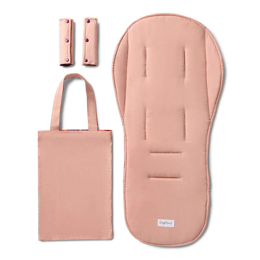 Bundle - Sienna Pram Liner & Strap Cover Set - View 6