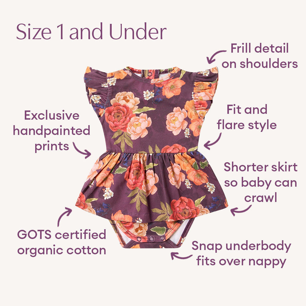Sienna Short Sleeve Organic Dress - View 4
