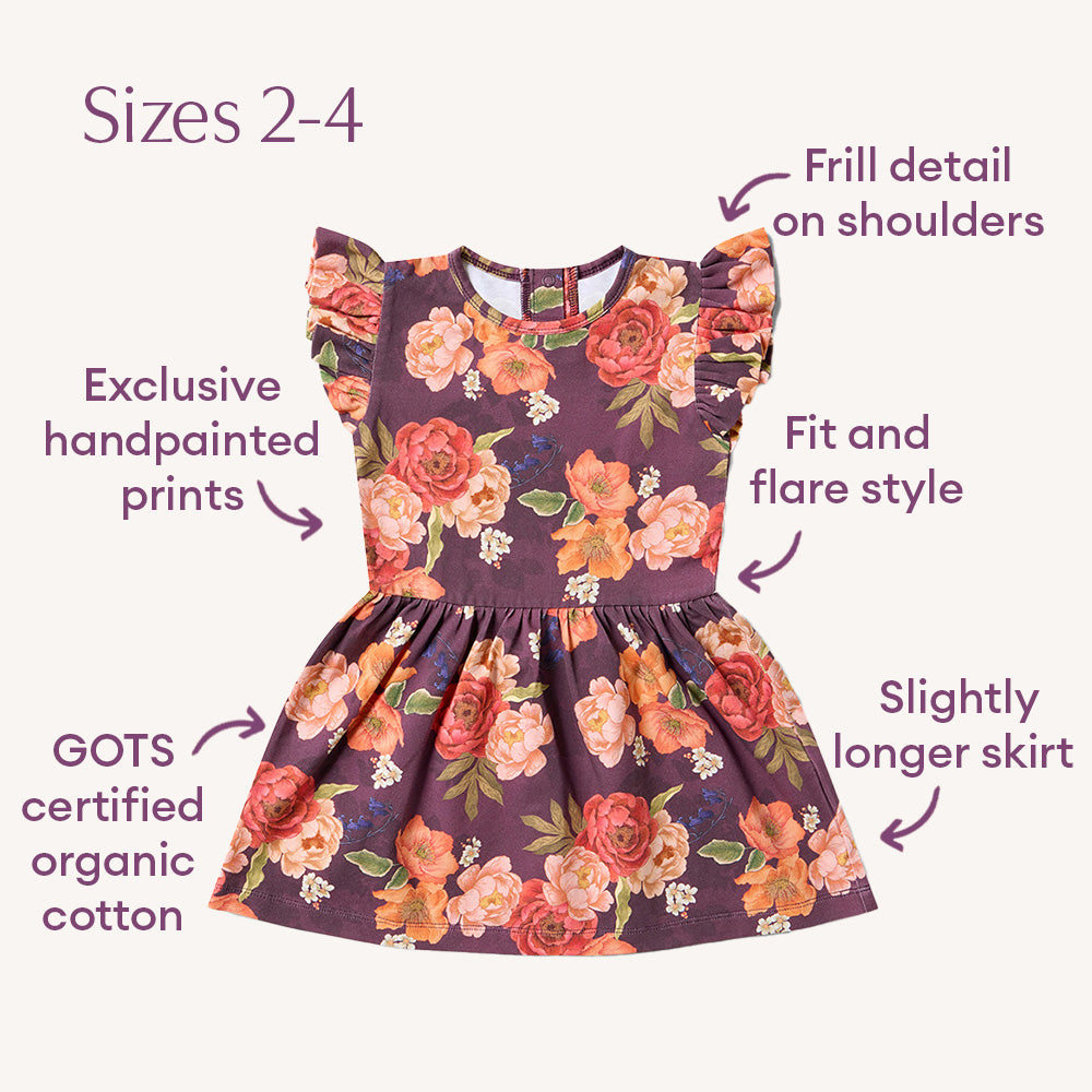 Sienna Short Sleeve Organic Dress - View 9