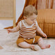 Biscuit Stripe Organic Singlet - Thumbnail 9