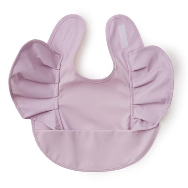 Lavender Frill Snuggle Bib-Snuggle Hunny