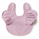 Lilac Bloom Frill Snuggle Bib - Thumbnail 3