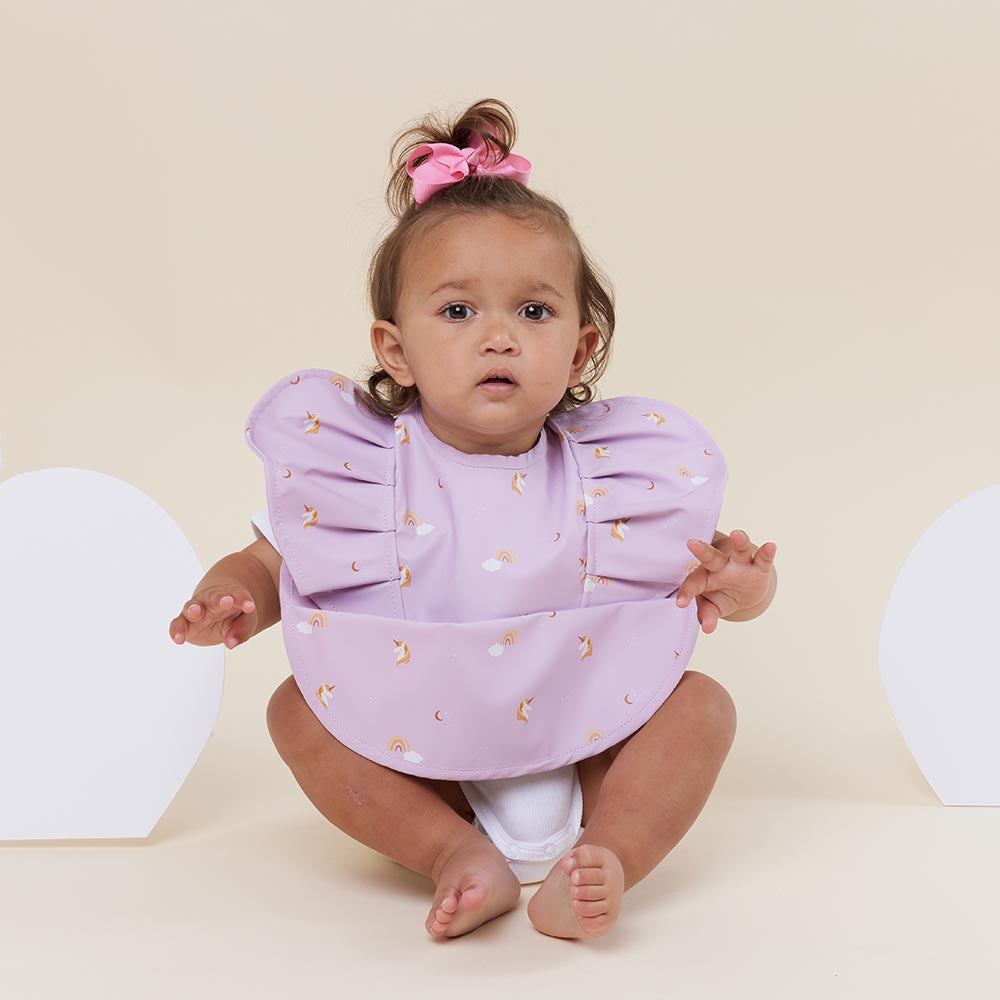 Unicorn Frill Snuggle Bib - View 4