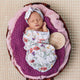 Meadow Organic Snuggle Swaddle & Topknot Set - Thumbnail 3