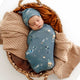 Rocket Organic Snuggle Swaddle & Beanie Set - Thumbnail 1