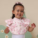 Cherry Blossom Frill Snuggle Bib - Thumbnail 1