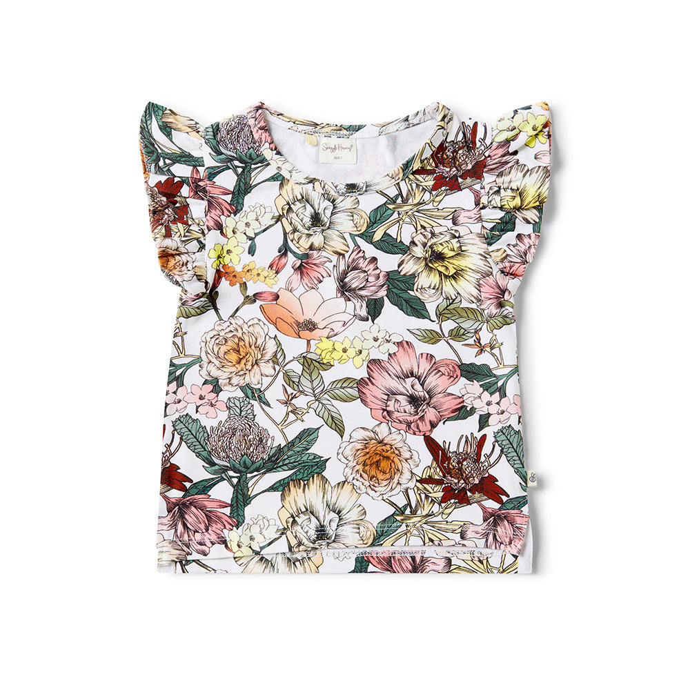 Australiana Organic T-Shirt with Frill - View 2