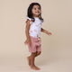 Butterfly Short Sleeve Organic Bodysuit with Frill - Thumbnail 5