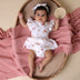 Baby wearing Butterfly Organic Dress | Snuggle Hunny