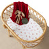 Candy Cane Organic Bassinet Sheet / Change Pad Cover